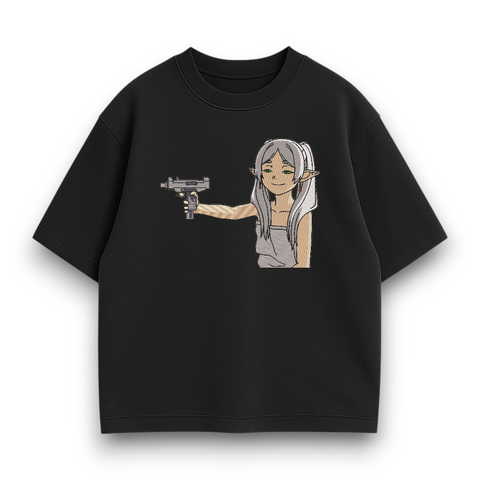 Frieren with UZI oversize t-shirt 30.903 фото