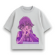 Yuno Gasai large embroidery oversize t-shirt 31.687 фото