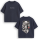 Itachi parts large embroidery oversize t-shirt 31.021 фото