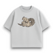Shikaku oversize t-shirt, light gray, XS