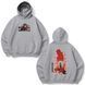 Itachi large embroidery v2 oversize hoodie, light gray, S (not warm)