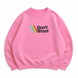 Dont shoot oversize sweatshirt, Pink, S (warm)