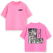 Initial D large embroidery oversize t-shirt 31.367 фото