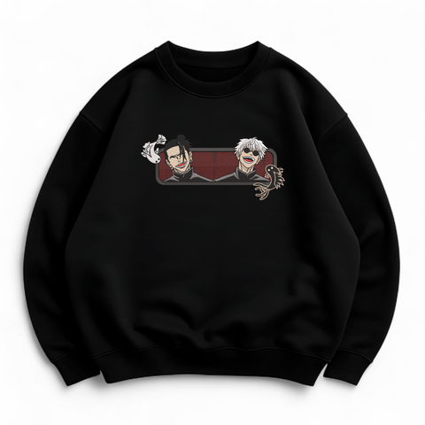 Satoru Gojo and Suguru boxed oversize sweatshirt 30.497.1 фото