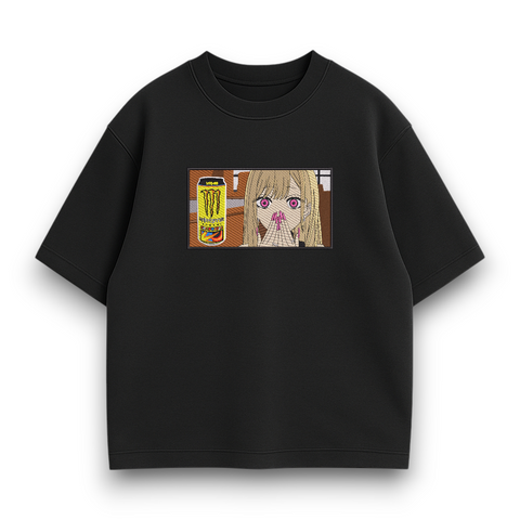 Marin Kitagawa with energy drink the doctor boxed oversize t-shirt 30.918 фото