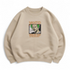 Wanted Roronoa Zoro boxed oversize sweatshirt, Beige, S (warm)