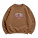 Doflamingo boxed oversize sweatshirt, Brown, S (warm)