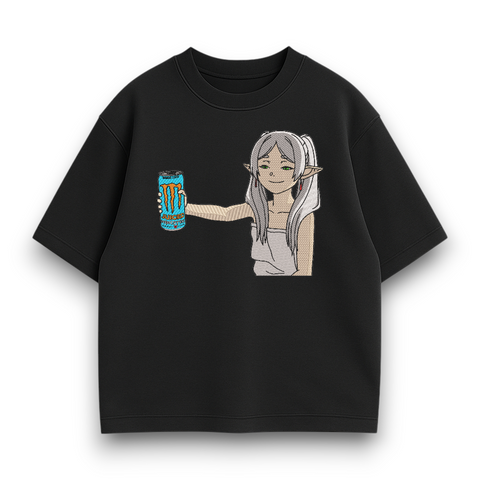 Frieren with energy drink mango loco oversize t-shirt 30.941 фото