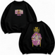 Doflamingo large embroidery oversize sweatshirt 30.723.1 фото