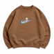 Swoosh Killua v3 oversize sweatshirt, Brown, S (warm)