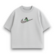 Swoosh Rock Lee oversize t-shirt, light gray, XS