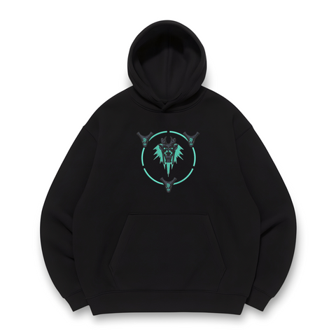 Visage oversize hoodie, Black, S (warm)