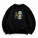 Rebecca Cyberpunk 2 oversize sweatshirt, Black, S (warm)