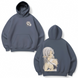 Frieren large embroidery oversize hoodie 31.736 фото