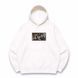 Toji Fushiguro boxed oversize hoodie, White, S (warm)