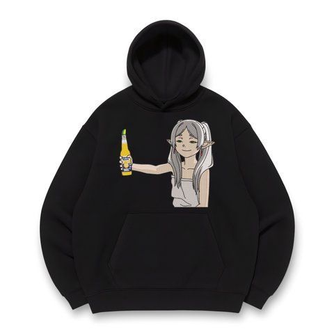 Frieren with beer extra oversize hoodie 30.325.1 фото
