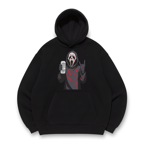 Scream with energy drink white oversize hoodie 31.449 фото