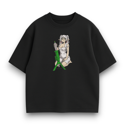 Frieren with mortar v2 oversize t-shirt 30.939 фото