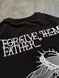 Jesus Jojo large embroidery oversize t-shirt, Black, XS