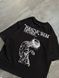 Jesus Jojo large embroidery oversize t-shirt, Black, XS