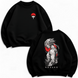 Sasuke large embroidery oversize sweatshirt 30.572.1 фото