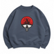 Uchiha clan oversize sweatshirt, Gray, S (warm)