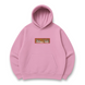 Yagami Light eyes boxed oversize hoodie, light pink, S (not warm)