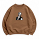 Ichigo Kurosaki oversize sweatshirt, Brown, S (warm)