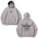 Malevolent Shrine Sukuna oversize hoodie, light gray, S (not warm)