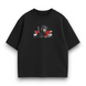 Itachi boxed oversize t-shirt, Black, XS
