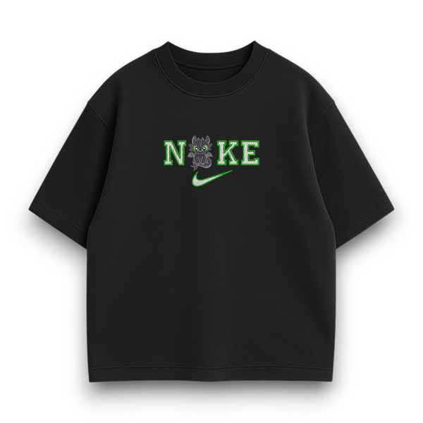 nk black Furia oversize t-shirt, Black, XS