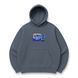 stitch gym oversize hoodie, Gray, S (warm)