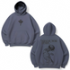 Jesus Jojo large embroidery oversize hoodie, Gray, S (warm)