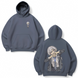 Haimia Senpai large embroidery oversize hoodie 31.727 фото