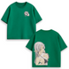Frieren large embroidery oversize t-shirt 31.738 фото