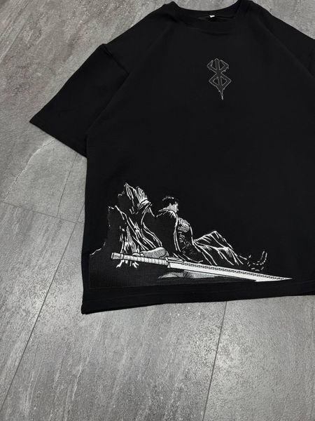 Berserk mountain large embroidery oversize t-shirt 31.289 фото