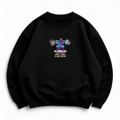 don't want to die skinny oversize sweatshirt 30.472.1 фото