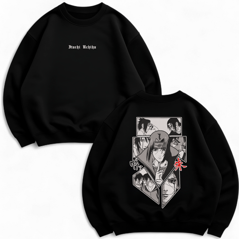 Itachi parts large embroidery oversize sweatshirt 30.553.1 фото