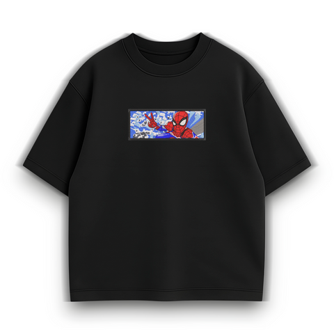 Spider-man selfie boxed oversize t-shirt 31.675 фото
