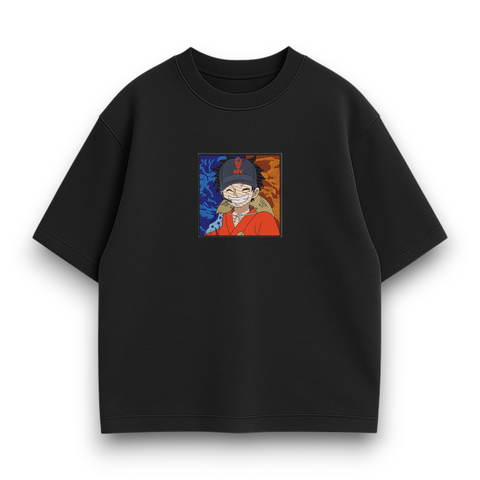 Luffy one piece boxed oversize t-shirt 31.112 фото