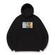 Rengoku boxed oversize hoodie, Black, S (warm)