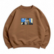Jojo boxed oversize sweatshirt, Brown, S (warm)