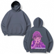 Yuno Gasai large embroidery oversize hoodie 31.685 фото