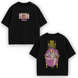 Doflamingo large embroidery oversize t-shirt 31.162 фото