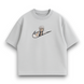 Swoosh Sanemi Shinazugava oversize t-shirt, light gray, XS
