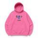don't want to die skinny oversize hoodie, Pink, S (warm)