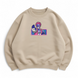 Akaza boxed oversize sweatshirt, Beige, S (warm)