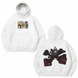 Satoru Gojo and Suguru Geto large embroidery oversize hoodie 31.658 фото