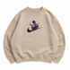 swoosh Solo Leveling oversize sweatshirt, Beige, S (warm)