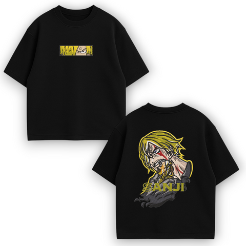 Sanji large embroidery oversize t-shirt 31.16 фото